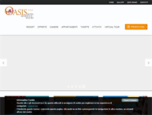Tablet Screenshot of oasisresort.it